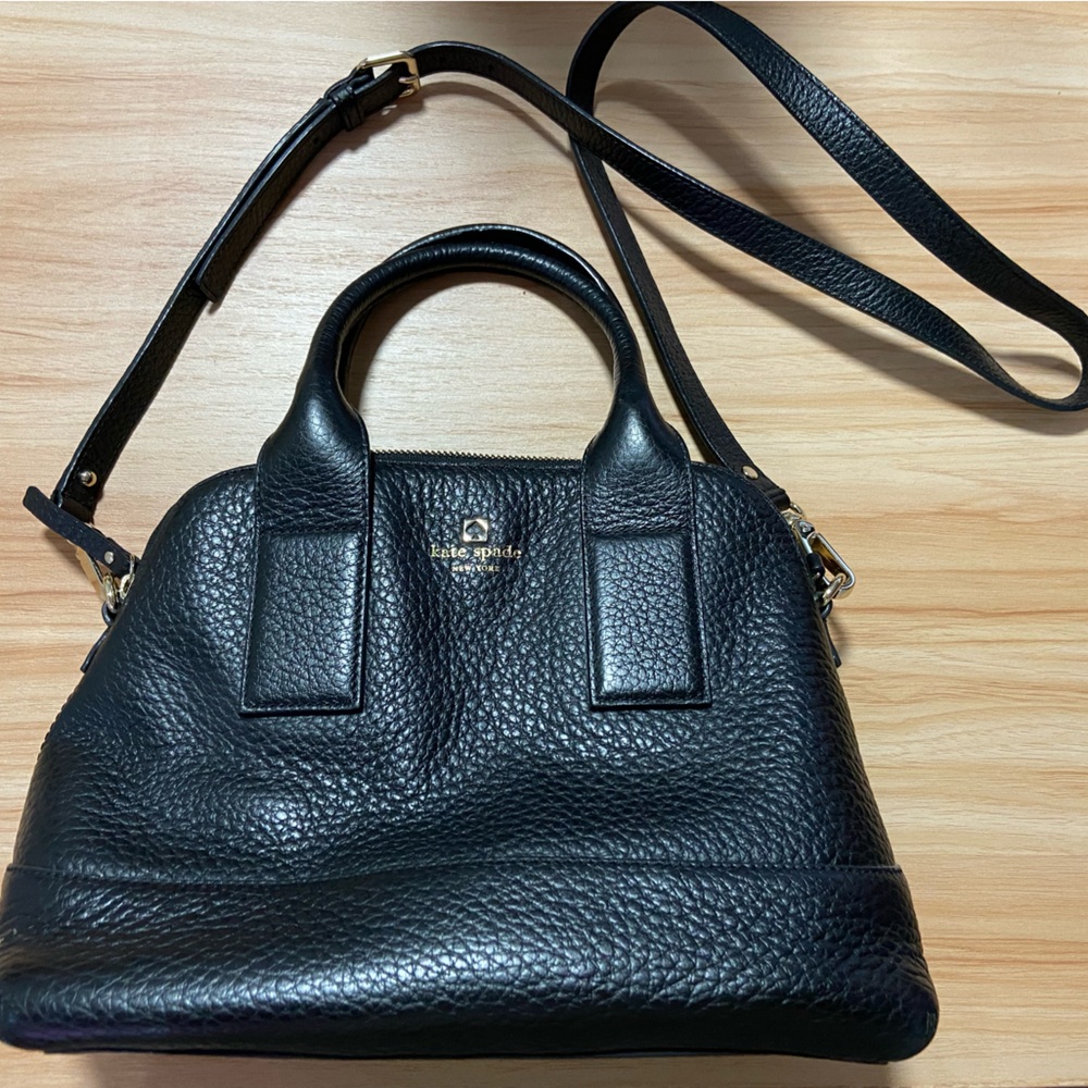 Black Leather Handbag
